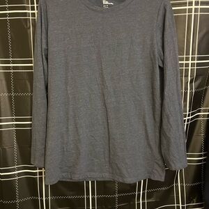 Men's Gray Long Sleeve Shirt